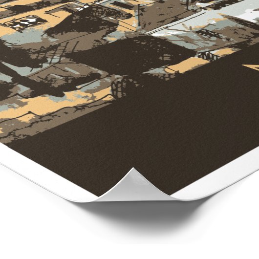 Nepal reisposter poster (Hoek)