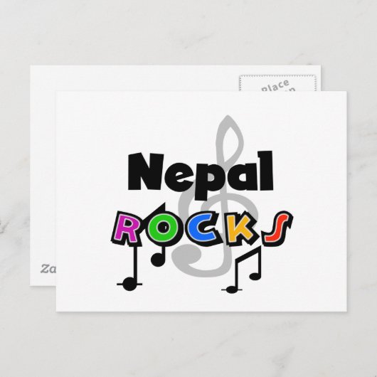 Nepal Rocks Briefkaart (Voorkant / Achterkant)