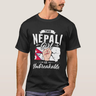 Nepal Roots Nepali Heritage Trots Nepalis F T-shirt