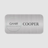 NEPAL SILVER BEDRIJFSNAAMBORDJE NAAMPLAATJE (Voorkant)