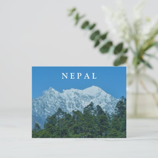 Nepal Snowy Mountains Briefkaart (Staand voorkant)