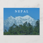 Nepal Snowy Mountains Briefkaart (Voorkant)