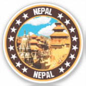 Nepal Sticker (Voorkant)