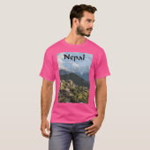 Nepal Travel Vector T-shirt (Voorkant volledig)