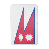 Nepal vlag badmat (Voorkant Verticaal)