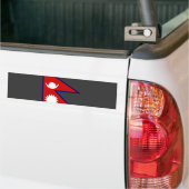 Nepal vlag bumpersticker (Op Truck)