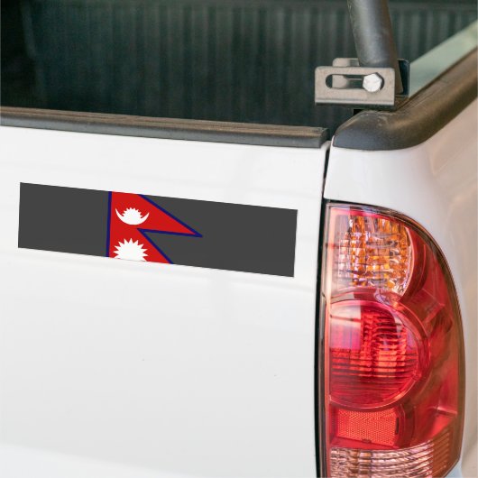Nepal vlag bumpersticker (Op Truck)