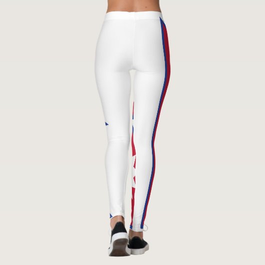 Nepal-vlag Emblem Leggings (Achterkant)