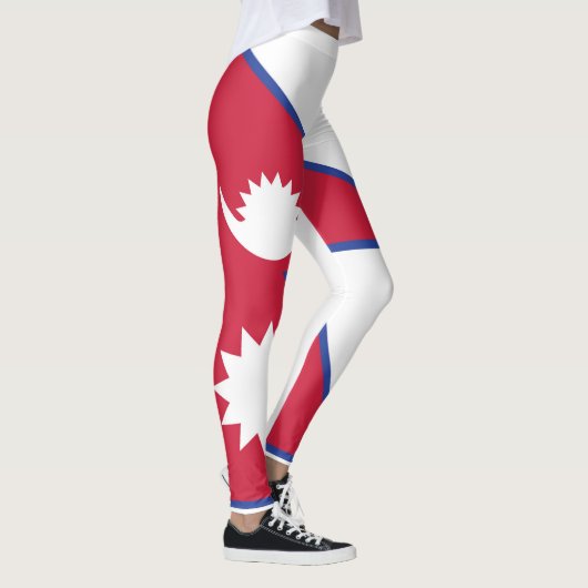 Nepal-vlag Emblem Leggings (Rechts)