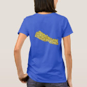 Nepal vlag en Kaart dk T-Shirt (Achterkant)