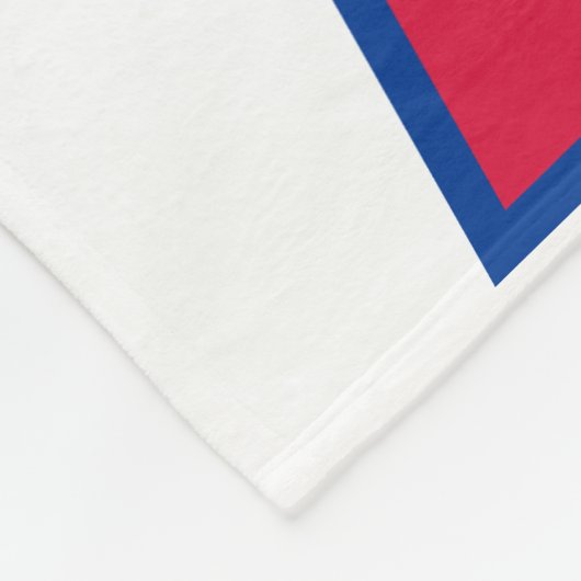 Nepal vlag fleece deken (Hoek)