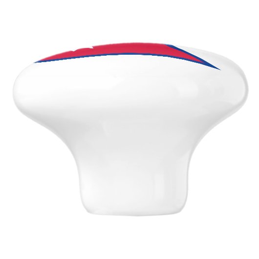 Nepal vlag keramische knop (Zijkant)