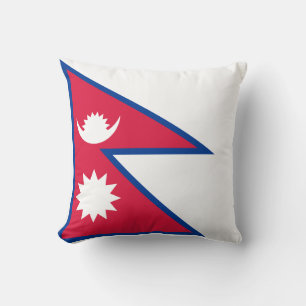 Nepal vlag kussen