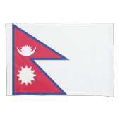 Nepal vlag kussensloop (Voorkant)