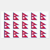Nepal vlag labels (Vel)