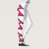 Nepal vlag leggings (Rechts)