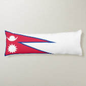 Nepal vlag lichaamskussen (Voorkant)