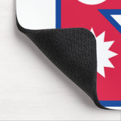 Nepal vlag muismat (Hoek)