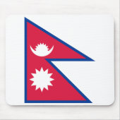 Nepal vlag muismat (Voorkant)