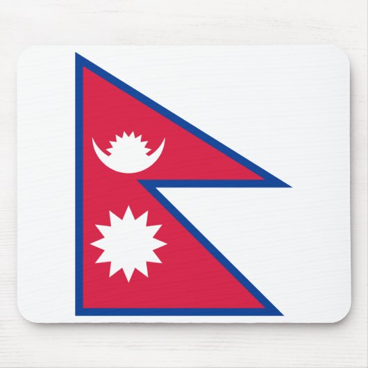 Nepal vlag muismat (Voorkant)