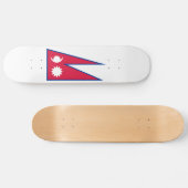 Nepal vlag persoonlijk skateboard (Horizontaal)