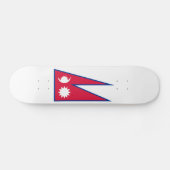 Nepal vlag persoonlijk skateboard (Horizontaal)