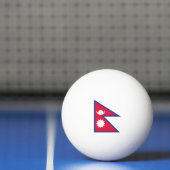 Nepal vlag pingpongbal (Net)