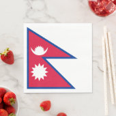 Nepal vlag servet (Insitu)