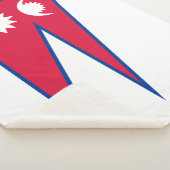 Nepal vlag sherpa deken (3/4)