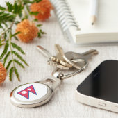 Nepal vlag sleutelhanger (Zijkant)