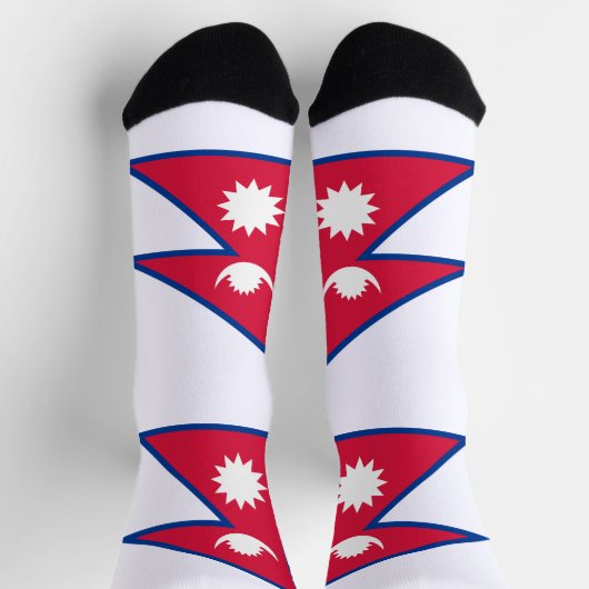 Nepal vlag sokken (Top)