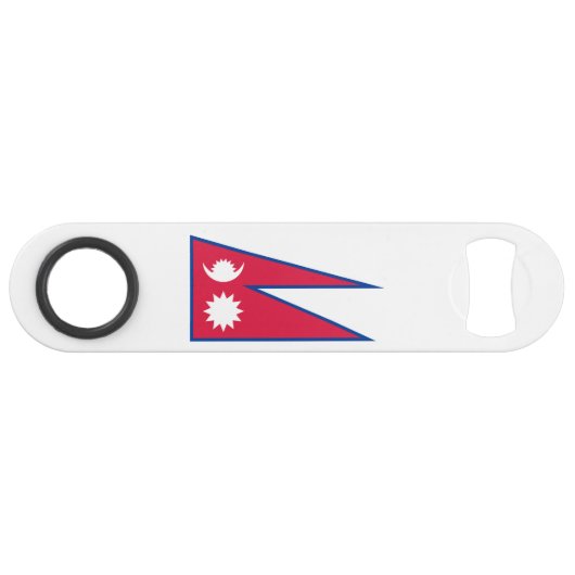 Nepal vlag speed flessenopener (Voorkant (Horizontaal))