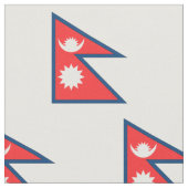Nepal vlag stof (Close Up)