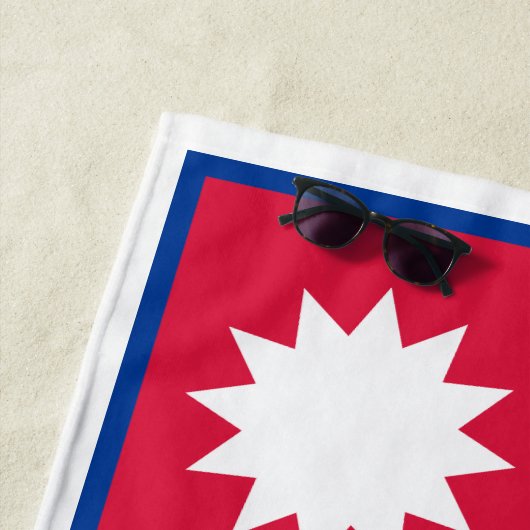 Nepal vlag strandlaken (In situ)