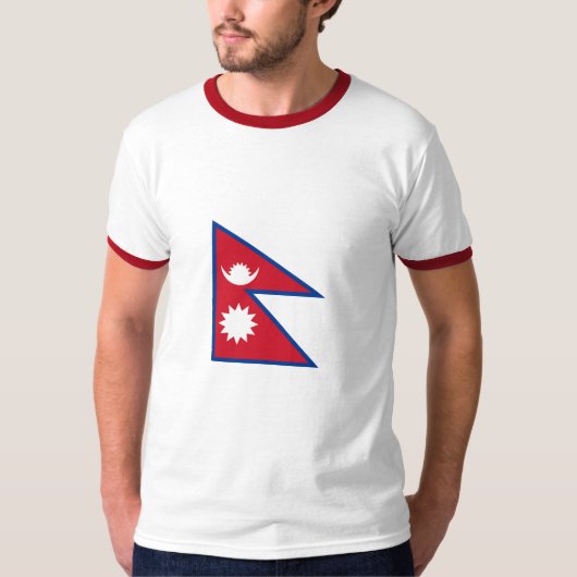 nepal vlag t-shirt (Voorkant)