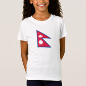 Nepal vlag t-shirt (Voorkant)