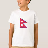 Nepal vlag t-shirt (Voorkant)