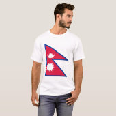 Nepal vlag t-shirt (Voorkant volledig)