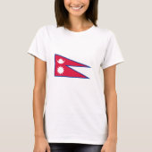 Nepal vlag t-shirt (Voorkant)