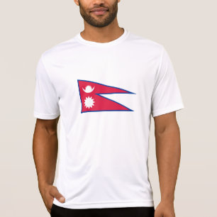 Nepal vlag t-shirt