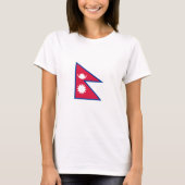 Nepal vlag t-shirt (Voorkant)