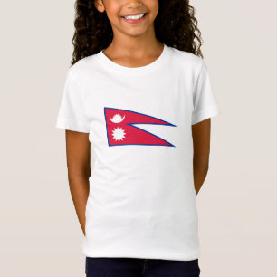 Nepal vlag t-shirt