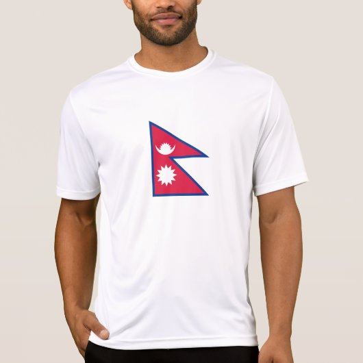 Nepal vlag t-shirt (Voorkant)