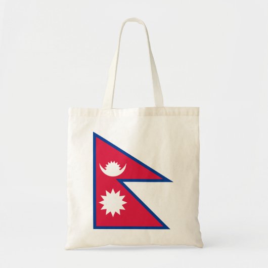 Nepal vlag tote bag (Voorkant)