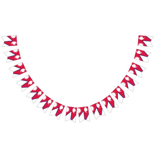 Nepal vlag vlaggetjes (Alle)