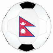 Nepal vlag voetbal (Voorkant)