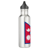 Nepal vlag waterfles  (Links)