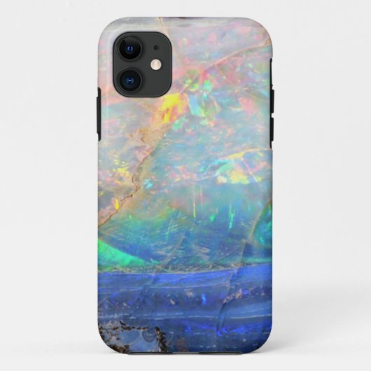 Nepale opaal edelsteen mineraal bling bokeh hipste Case-Mate iPhone case (Achterkant)