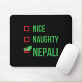 Nepalees Grappig Nepal Pajama Kerstcadeau Muismat (Met muis)