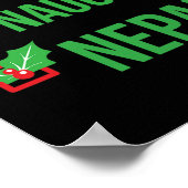 Nepalees Grappig Nepal Pajama Kerstcadeau Poster (Hoek)